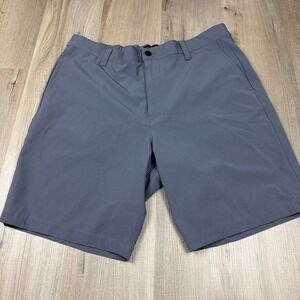 Banana Republic Shorts Men's 38 Gray Chino Stretch Golf Casual Flat Front